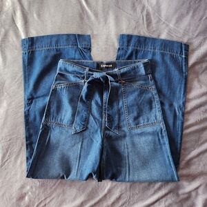 Express Denim Tie-Waist Trousers